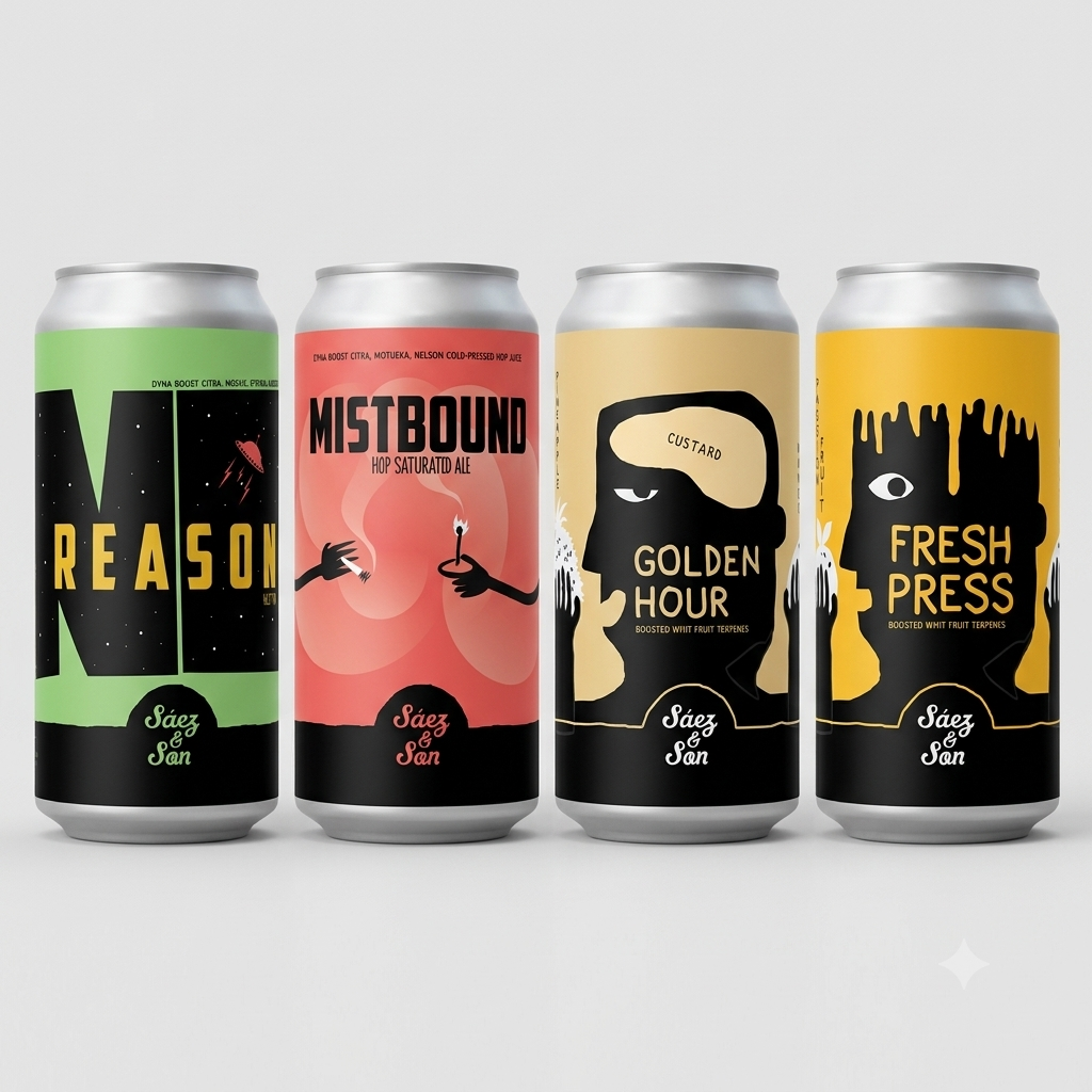 12 PACK NOVEDADES: NUEVA SERIE TERP, HAZY Y SATURATED ALE.